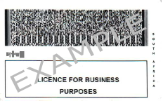 Example of a current sa security company license